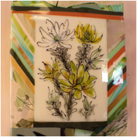 Green Leucadendron Wall Panel
