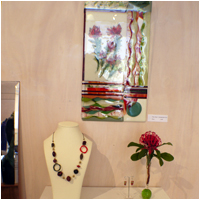 Fire and Light Exhibition Leucadendron Wall Panel