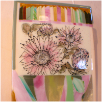 Pink Protea Wall Panel